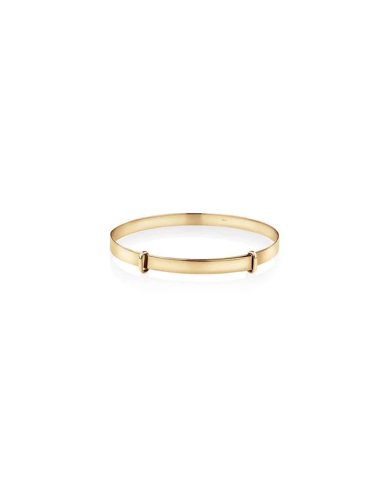 Expandable Baby Bangle in 10kt Yellow Gold