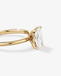 1.25 Carat TW Radiant Laboratory-Grown Diamond Solitaire Engagement Ring in 14kt White Gold