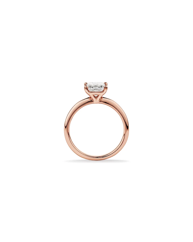 1.25 Carat TW Princess Cut Laboratory-Grown Diamond Solitaire Engagement Ring In 14kt White Gold