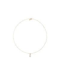 1.00 Carat TW Oval Cut Laboratory-Grown Diamond Solitaire Pendant  in 10kt Yellow Gold