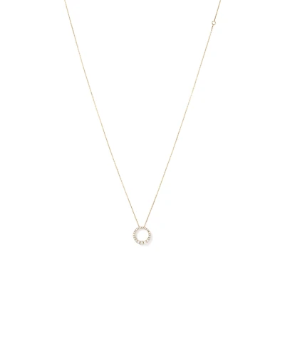 Collier de cercle gradué en diamants TW de 0,38 carat en or jaune 10 carats