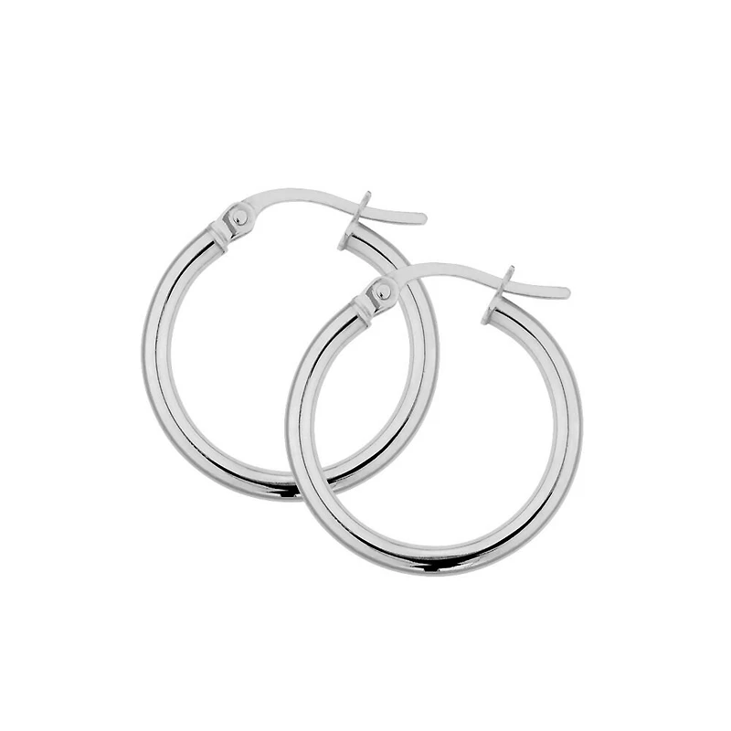 18mm Hoop Earrings in 10kt Yellow Gold