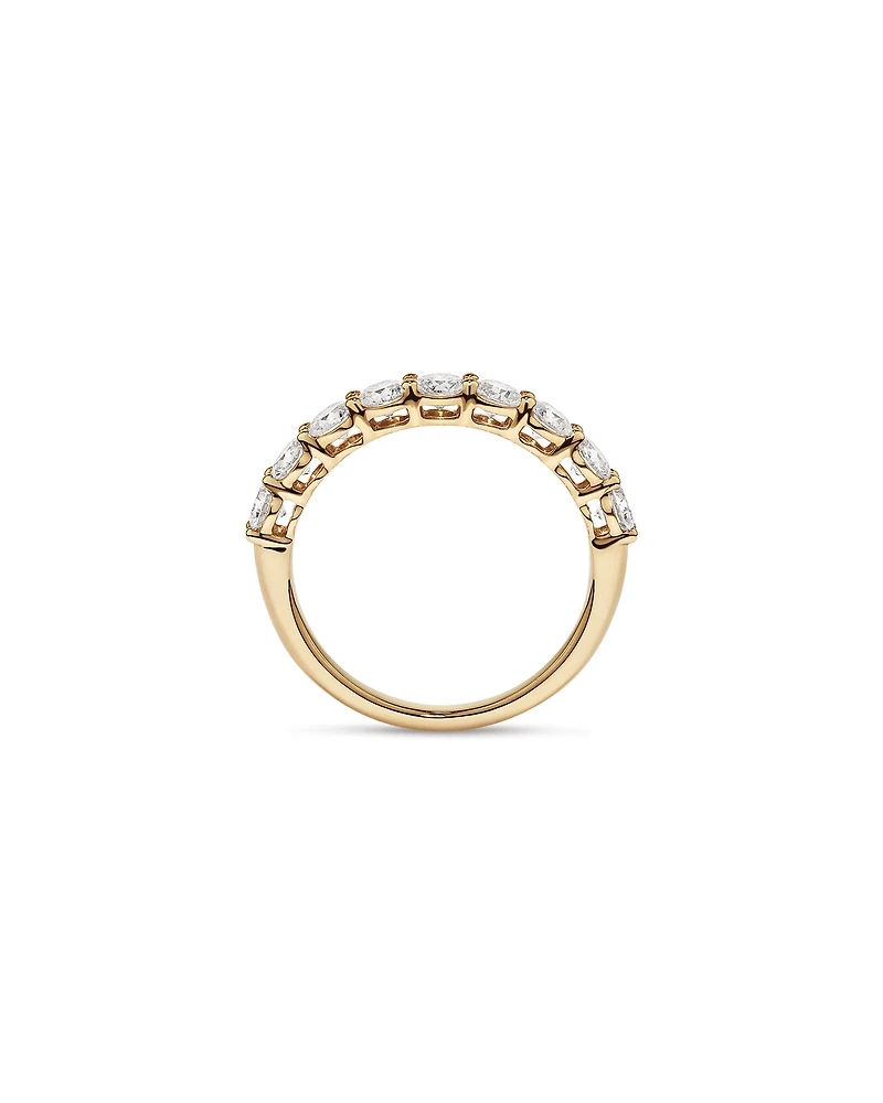 1.30 Carat TW Round Brilliant Laboratory-Grown Diamond Wedding Ring in 14kt Gold