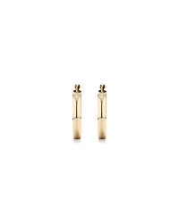 20mm Round Hoop Earrings in 10kt Yellow Gold