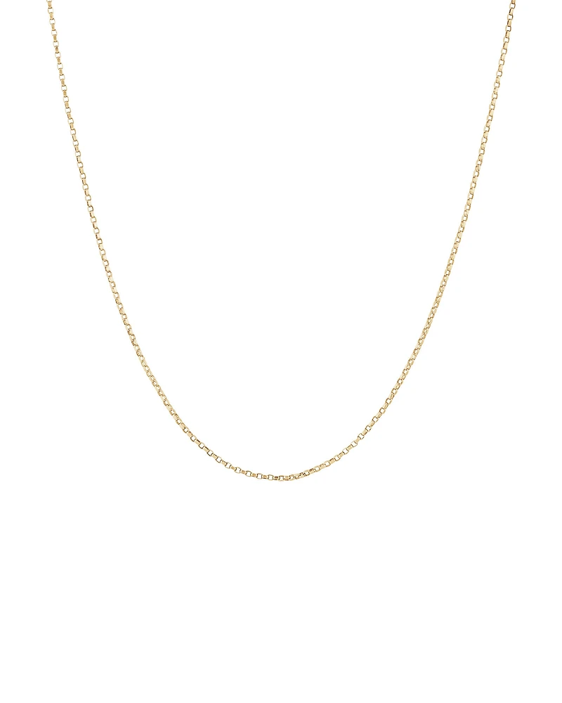 Chaîne belcher de cm en or jaune 18 K avec diamants, largeur de 1 à 1,5 mm