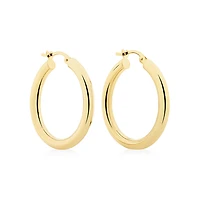 20mm Hoop Earrings in 10kt Yellow Gold