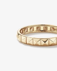 Bague Linéaire Signature Connect en Or Jaune 10 kt