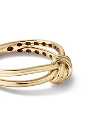 Knot Split Band Ring in 10kt Yellow Gold