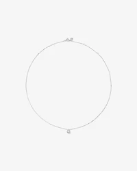 0.23 Carat TW Pear Diamond Halo Pendant in 10kt White Gold