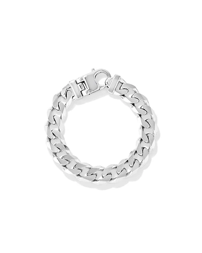 Bracelet Gourmette de 13mm en Argent Sterling