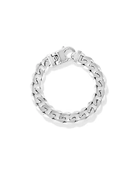 13mm Curb Bracelet  in Sterling Silver