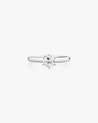 Certified Solitaire Engagement Ring with a 3/4 Carat TW Diamond in 18kt White Gold