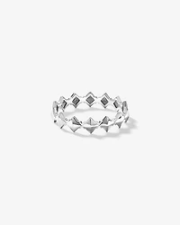 Bague Signature Connect Pointue en Argent Sterling