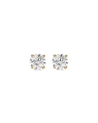 1.00 Carat TW Diamond Solitaire Stud Earrings in 18kt White Gold