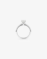 1.25 Carat TW Emerald Cut Laboratory-Grown Diamond Solitaire Engagement Ring In 14kt White Gold