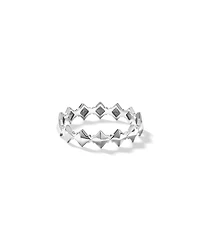 Bague Signature Connect Pointue en Argent Sterling