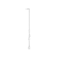 Bead Threader Earrings in Sterling Silver