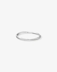 Bracelet torsadé de 63 mm en argent sterling