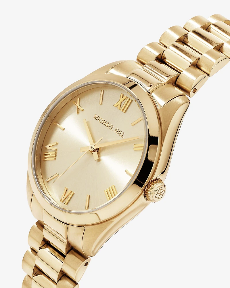 Women's 32.5mm Dress Watch in Gold-Tone Stainless Steel