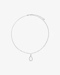 Collier pendentif Infini en zircone cubique en argent sterling