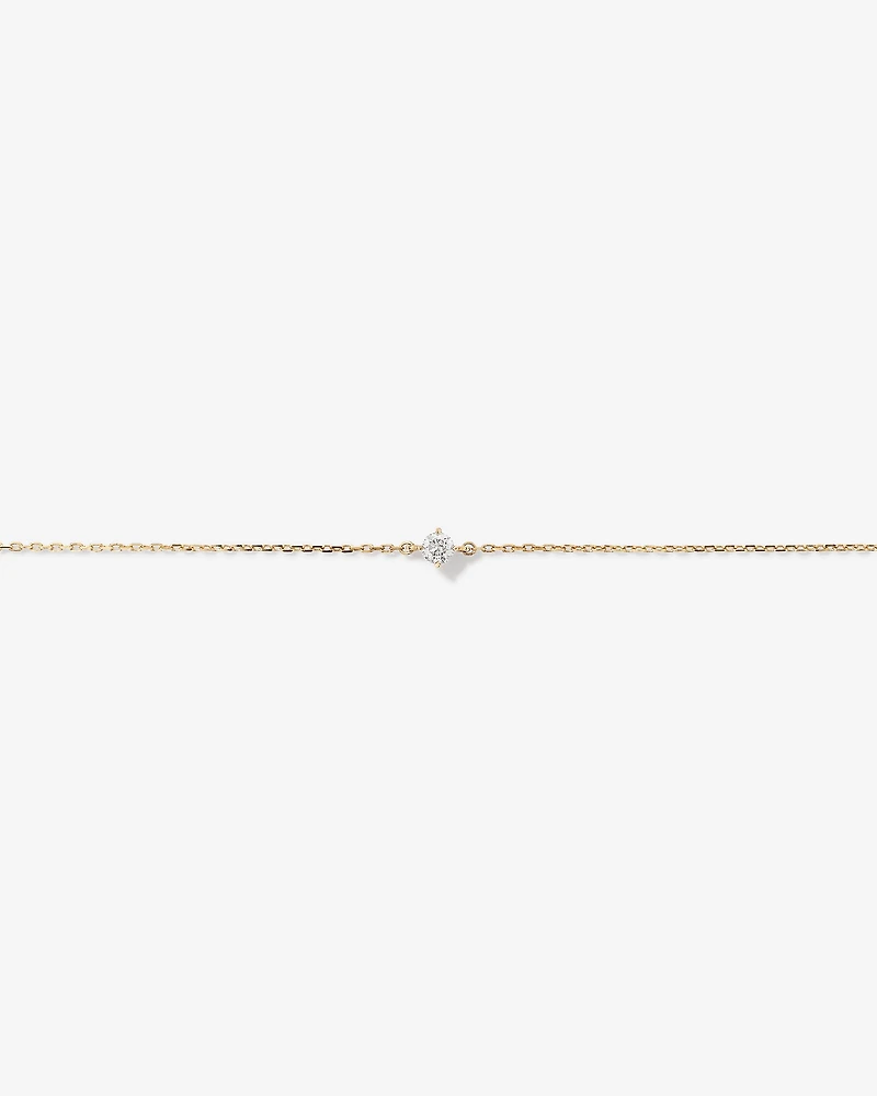 Bracelet with .08 Carat TW Diamond Birthstone in 10kt Yellow Gold