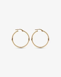 25mm Hoop Earrings in 10kt Rose Gold