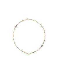 60cm (24") Square Paperclip Open Pendant Chain in 10kt Yellow Gold