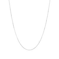 45cm (17") 0.95mm Width Solid Cable Chain In 10kt  Rose Gold