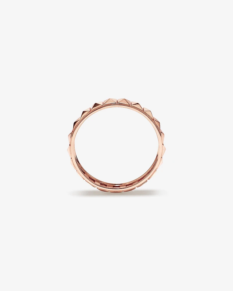 Bague Linéaire Signature Connect en Or Jaune 10 kt