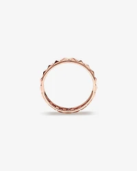 Bague Linéaire Signature Connect en Or Jaune 10 kt