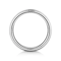Men's Ring in Grey Sapphire Tungsten