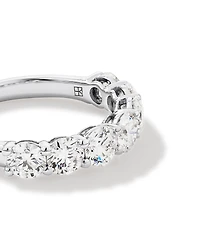2.00 Carat TW Round Brilliant Laboratory-Grown Diamond Wedding Ring in 14kt White Gold