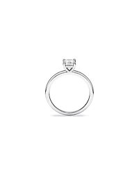 Bague de Fiançailles Solitaire en Diamant Taille Princesse 0,50 Carat TW en Or Blanc 14 kt