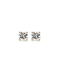Carat TW Laboratory-Grown Diamond Solitaire Stud Earrings in 14kt Gold