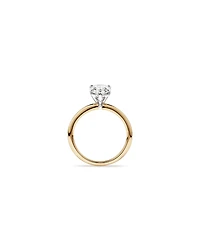 2.00 Carat TW Pear Cut Laboratory-Grown Diamond Solitaire Engagement Ring in 14kt Yellow and White Gold
