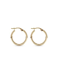 18mm Hoop Earrings in 10kt Yellow Gold