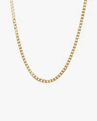 55cm (22") 4.5mm-5mm Width Curb Chain in 10kt Yellow Gold