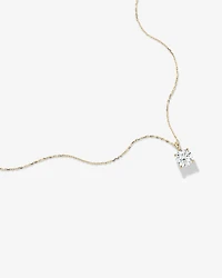 1.00 Carat TW Laboratory-Grown Diamond Solitaire Pendant in 14kt Gold