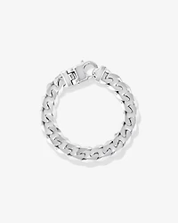 13mm Curb Bracelet  in Sterling Silver