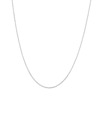 Chaîne belcher de 50 cm en or jaune 18 K avec diamants, largeur de 1 à 1,5 mm