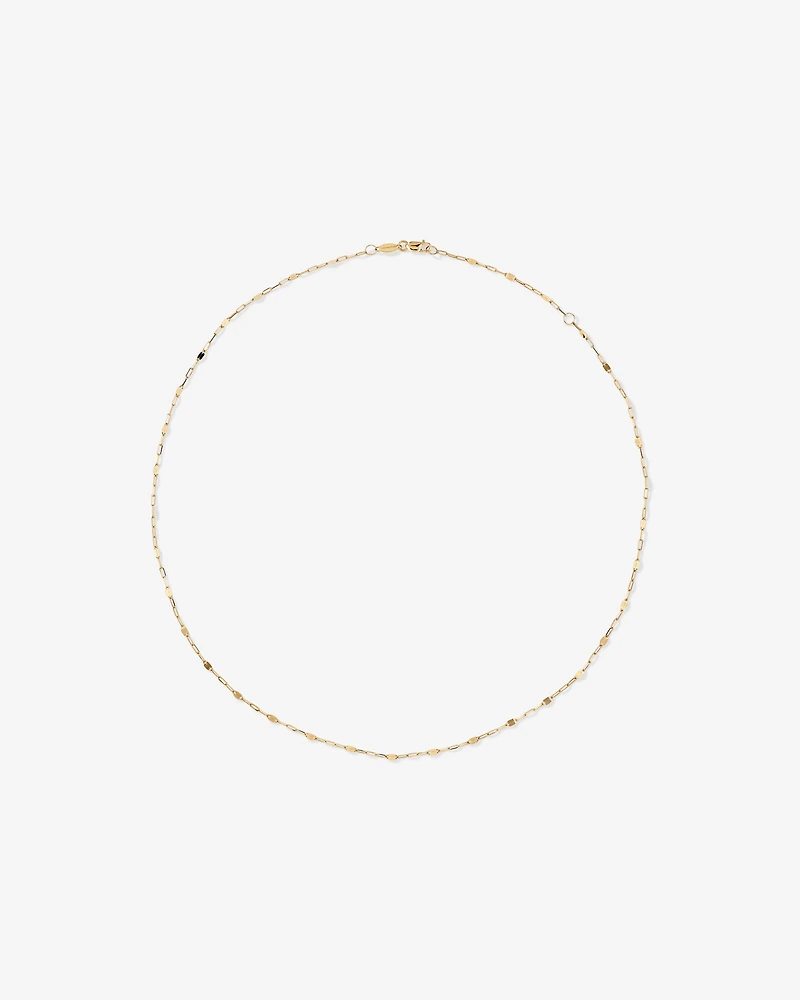50cm (20") Oval Mirror Cable Chain in 10kt Yellow Gold