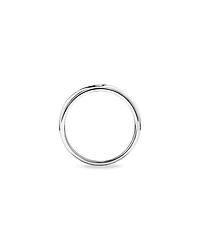 Wedding Band with 0.15 Carat TW of Diamonds in 10kt White Gold