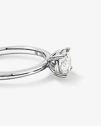 Bague Solitaire avec Diamant Rond Brillant de 0,70 Carat TW en Or Blanc 18 kt