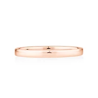 2mm Lite Half Round Wedding Band in 10kt Yellow Gold