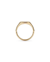 Square Signet Ring in 10kt Yellow Gold