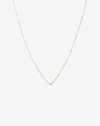 Necklace With 0.08 Carat TW Diamonds in 10kt Yellow Gold
