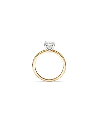 1.00 Carat TW Round Brilliant Diamond Solitaire Engagement Ring in 14kt White and Yellow Gold