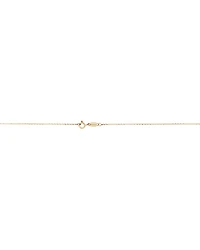 Chaîne belcher à taille diamant de 50 cm en or jaune 18 K, largeur de 1 mm