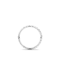 Hammered Finish Ring 10kt White Gold