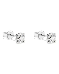 1.00 Carat TW Canadian Diamond Solitaire Stud Earrings in 18kt White Gold